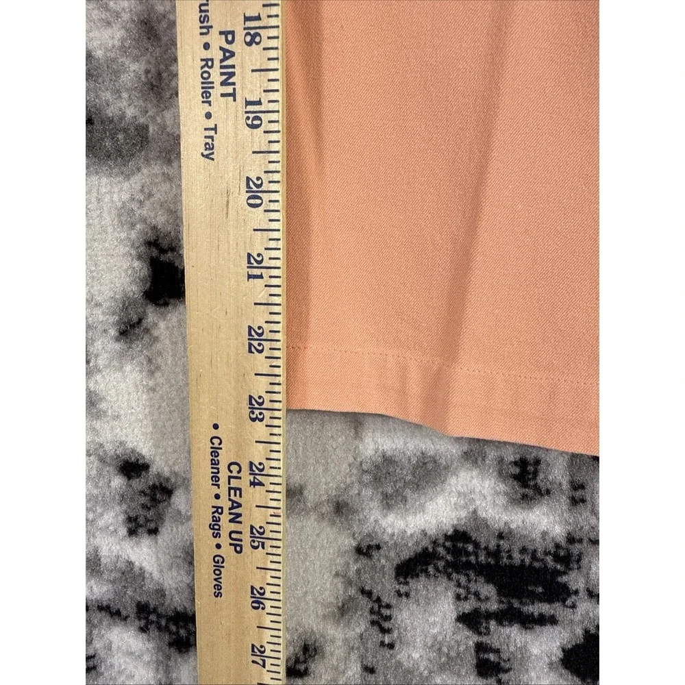 St John Sport Marie Gray Pants Womens Size 4 Light Orange‎ Straight Stretch